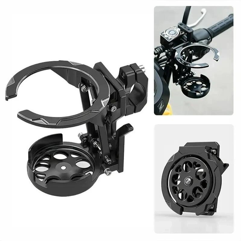 Motorcycle Cup Holder Foldable Motorbike Handlebar Cup Support For Water Cup Bracket Drink Holder Riding Accessories
