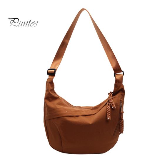 Сумка через плечо с регулируемым ремнем, застежка-молния, сумка-слинг в форме дуплинга с 2 внешними карманами и отделениями для ноутбука, холщовая сумка для путешествий, школы коричневый