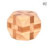Iq Brain Teaser Kong Ming Lock Wooden Interlocking Burr 3D Puzzles Game Toy Gift
