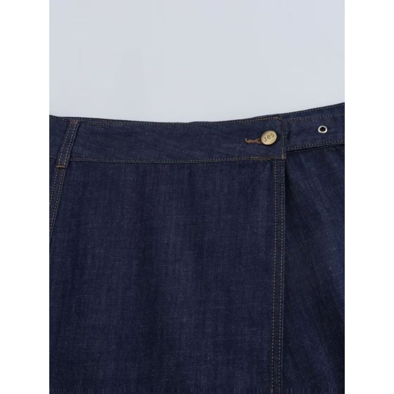 Kaslead New Arrival Women's Clothing Fashion Style Fashion All-Match Casual Denim Sarong Skirt 7956454