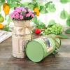 1 pz Piante da Giardino Vaso Fiori Secchiello di Ferro Decorazione Casa Vasi Composizione Artigianato Stile Rurale Shabby Regalo Matrimonio Tavolo Vintage