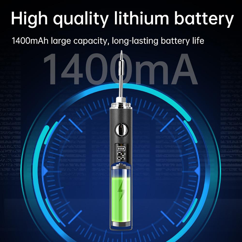 USB Soldering Iron Wireless Charging Electric Solder Iron 5V 8W Fast Charging Lithium Rechargeable Portable Repair Welding Tools