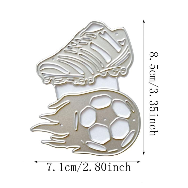 Metal Die Cuts Football Embossing Stencil Cutting Dies for Card Making Scrapbooking Paper Craft DIY Template Handmade