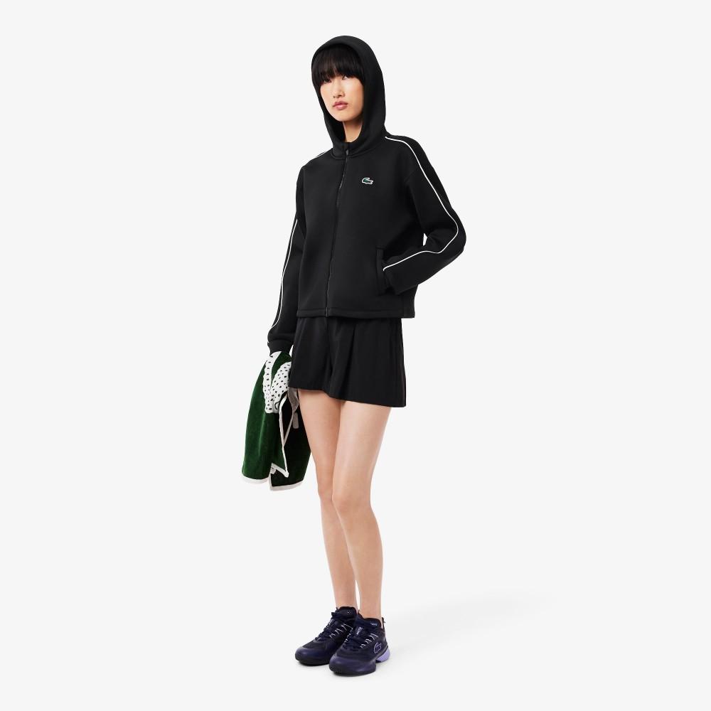 Lacoste Women's Training Piping Hooded Sweatshirt SF8641-55N9M0