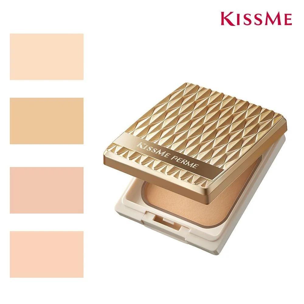 Увлажняющая сияющая пудра-основа Kiss Me Fermi 10 Pink Ochre