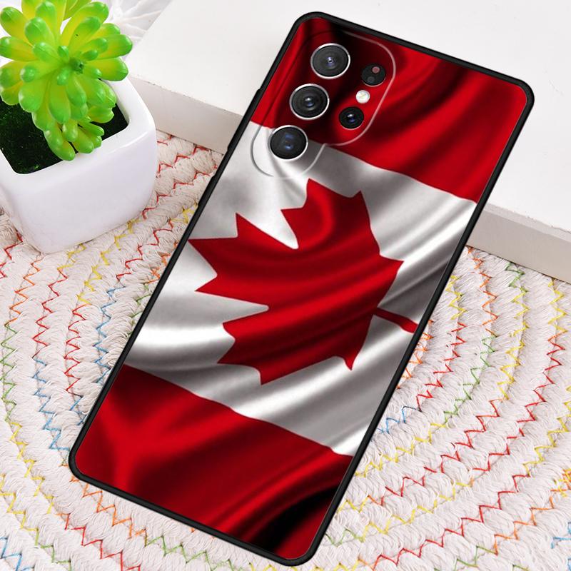 Canada Flag Maple Leaf Red Phone Case for Samsung Galaxy Note 10 Pro S26 Ultra S23 S24 FE S25 S21 S22 PLUS Shockproof Cove
