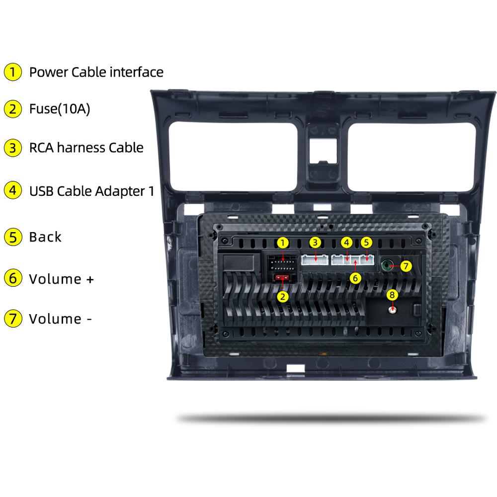 Reakosound 2din Android Car Stereo Radio Multimidia Video Player Navigation GPS For Suzuki Swift 2003-2010 DSP 2 Din Dvd CarPlay