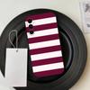 Burgundy White Stripe pattern  Phone Case For Samsung Galaxy A73,A72,A71,A70,A53,A52,A51,Soft Silicone Black Cover