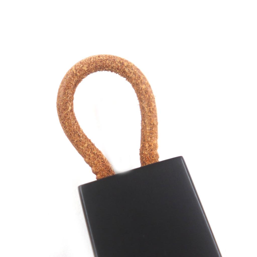 Doskonałe HERMES Inne akcesoria Czarny brązowy drewniany męski 052052ZH Używany