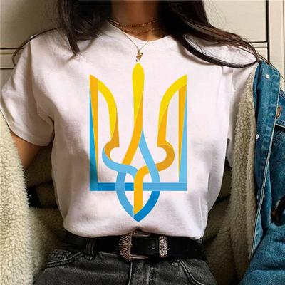 T-shirts ukrainiens ukrainiens Rwa pour femmes, streetwear, drôles, harajuku, vêtements de créateurs féminins