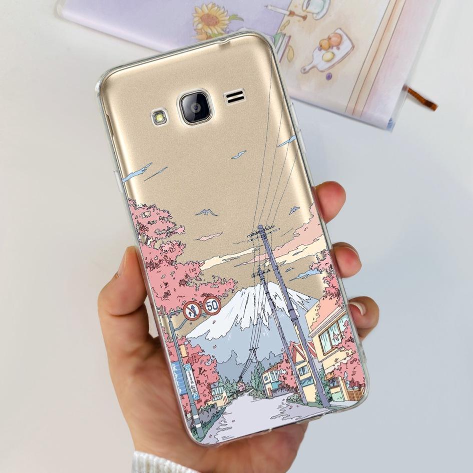 For Samsung Galaxy Grand Prime Case G530 G530H G531 G531H G531F SM-G531F Clear Cover Fashion Flower Soft TPU Silicone Phone Case