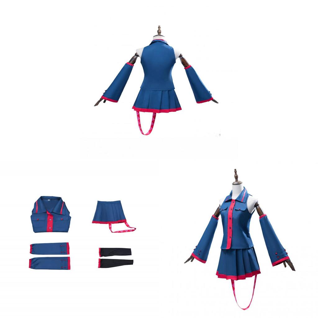 Hatsune Miku Game Theme Cosplay Costume For Halloween With Soft Fabric For Anime Role Play