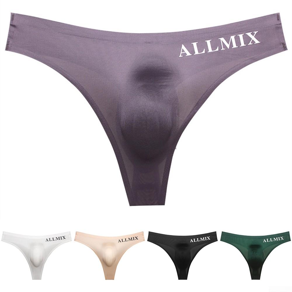 Casual Mens Briefs Stretchy Comfy Elastic T-Back G-String