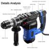 Multi Functional Electric Hammer Drill Industrial High Power Impact Drill Household Shock Absorbing Electric Pick