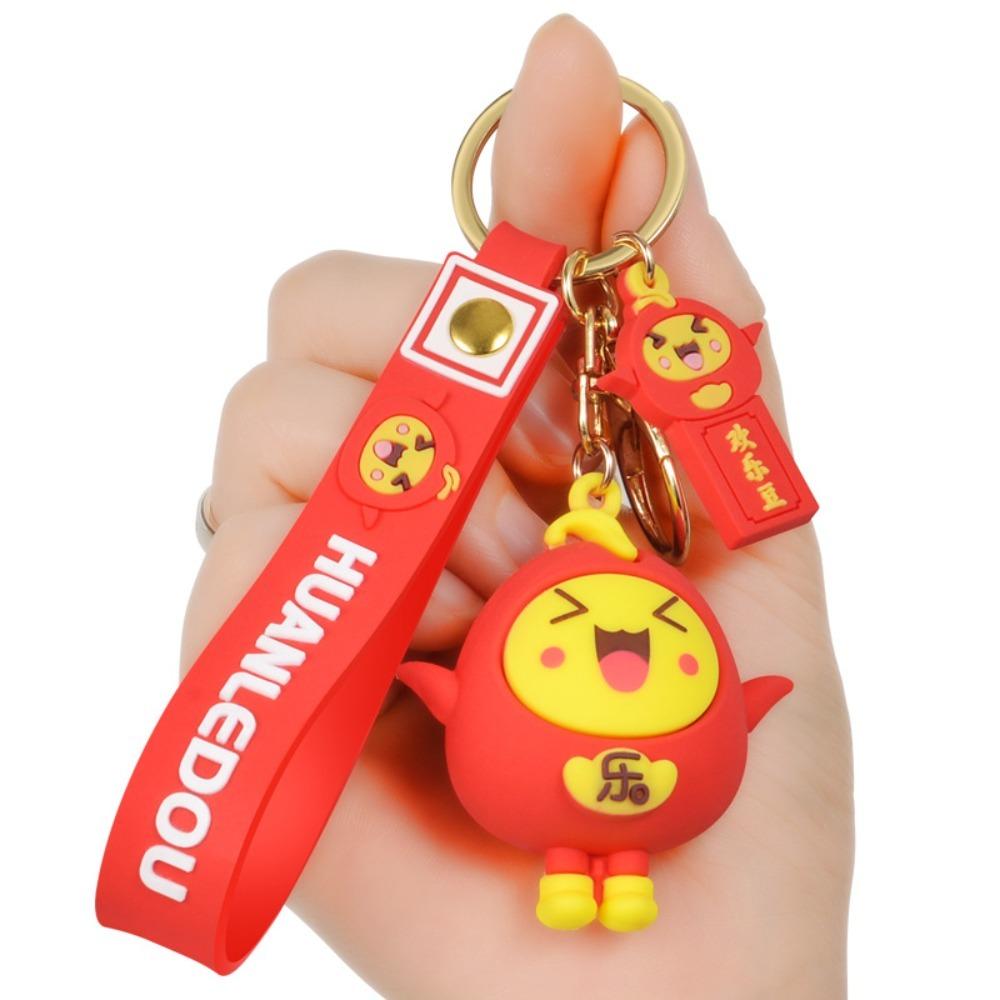 Llavero de Dragón de Dibujos Animados de Año Nuevo Chino Colgante de Amuleto de Dragón Chino Nuevo Llavero de Dragón Monedero