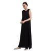 M269# Muslim Women's Sleeveless Abaya Base Layer Vest Dress - Loose, Casual, Long