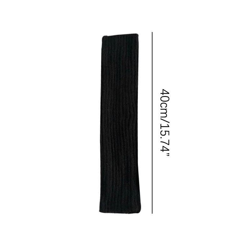Girl Leg Warmers Women Medium Length Wool Knitted Foot Cover Arm Warmer Autumn Winter Crochet Heap Socks Boot Cuffs Stockings