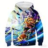 Felpa con cappuccio Dragon Ball stampata in 3D Abbigliamento autunnale per bambini e adulti Stesso stile 2025 Abbigliamento e felpe con cappuccio Cartoni animati Anime Top