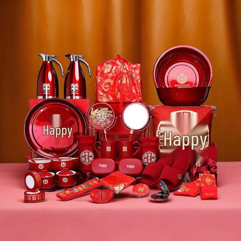 Bride's Dowry Set: Creative Wedding Items Collection