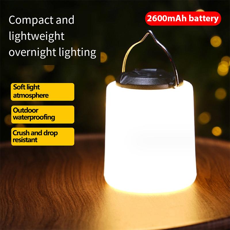 Rechargeable Camping Light Flashlight Camping Light -3000K Warm White Light Camping/hiking Emergency Waterproof Light