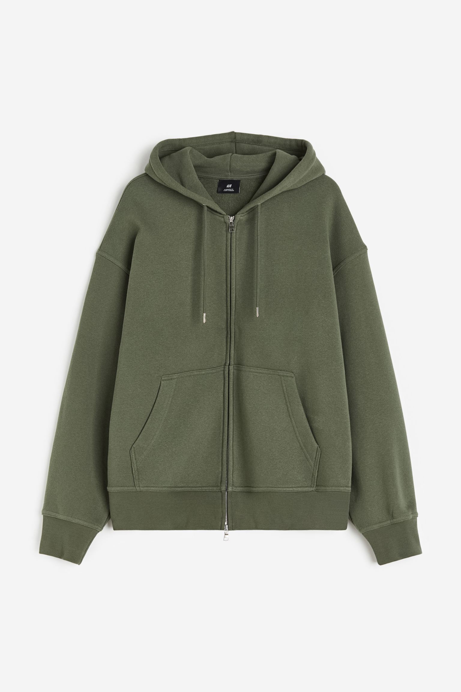 

Oversized Fit Zip-through hoodie