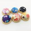 Wooden Bottom Base Needle Pin Cushion Pillow Sewing Craft Stitch DIY Holder Tool