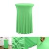 Height Stretch Round Tablecloth Commercial Conference Cocktail Bar Table Cover Hotel Wedding Party Skirt Elastic Table Cloth