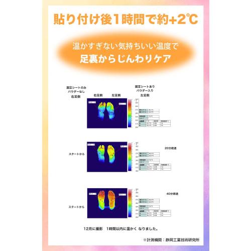 [Smooth and Refreshing the Next Morning] Non-sticky Foot Sheet / for Sleeping / Warming and Relaxing / 10-day Supply (20 Sheets) / Lavender Scent / Ha