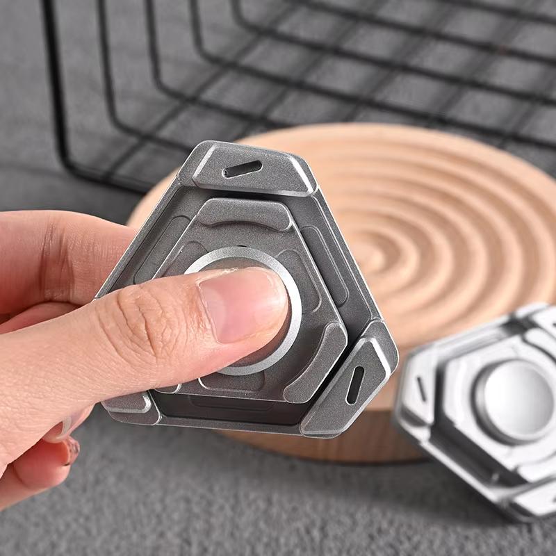 Edc Fingertip Slider Perpetual Motion Gyroscope Fingertip Toys Pressure Reducing Gyroscope Metal Slider Finger Push Rotator