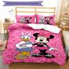 3pcs Custom Name Minnie Bedding Set Duvet Cover Closure Includes 1 Duvet Cover & 2 Pillowcases, Soft and Comfortable for All Seasons.