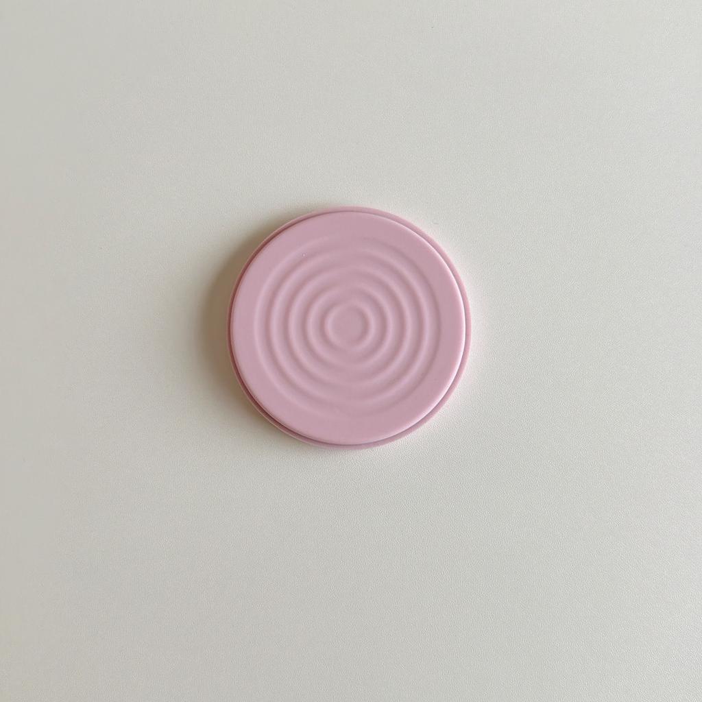Universeller starker magnetischer Handy-Griffhalter Popping Handy-Buchsen Wasserwellen Rundes Silikon Faltbarer Ständer Halterung