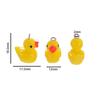 10 Stück 17,5x18,5mm 3D Enten Harz Anhänger Niedliches Tier Anhänger Für Schmuckherstellung DIY Ohrringe Schlüsselanhänger Bastelzubehör