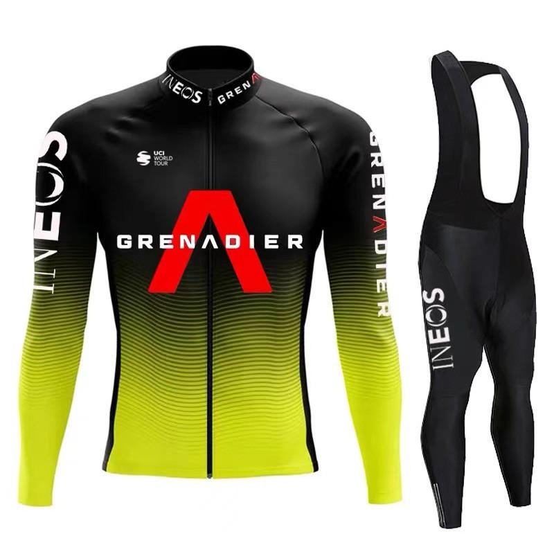 Mens Winter Thermal Cycling Jersey Set