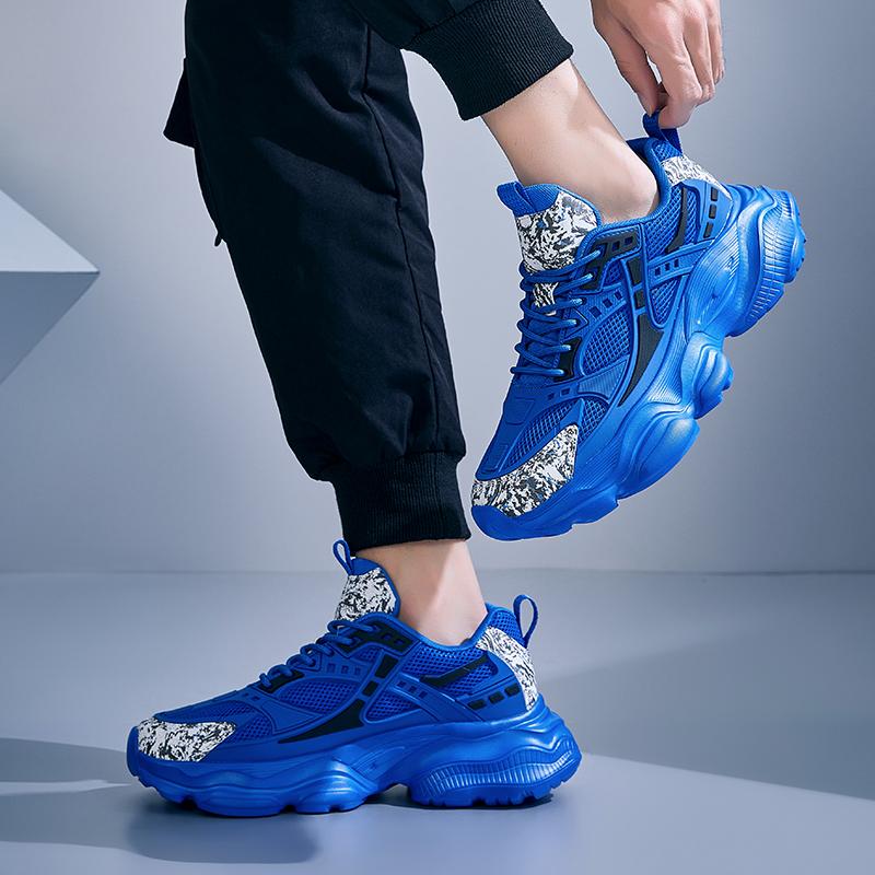 Summer 47, 48 Large Size 2025 New Casual Sports Shoes with Thick Soles Invisible Inner Height Increase 6cm Men's Shoes