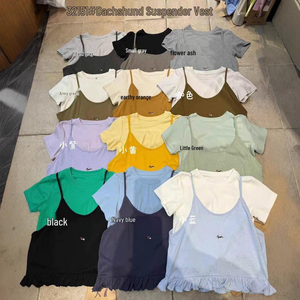 

Korean Style Layered Lace Plus Size Summer Camisole for Women Heather Gray Cami