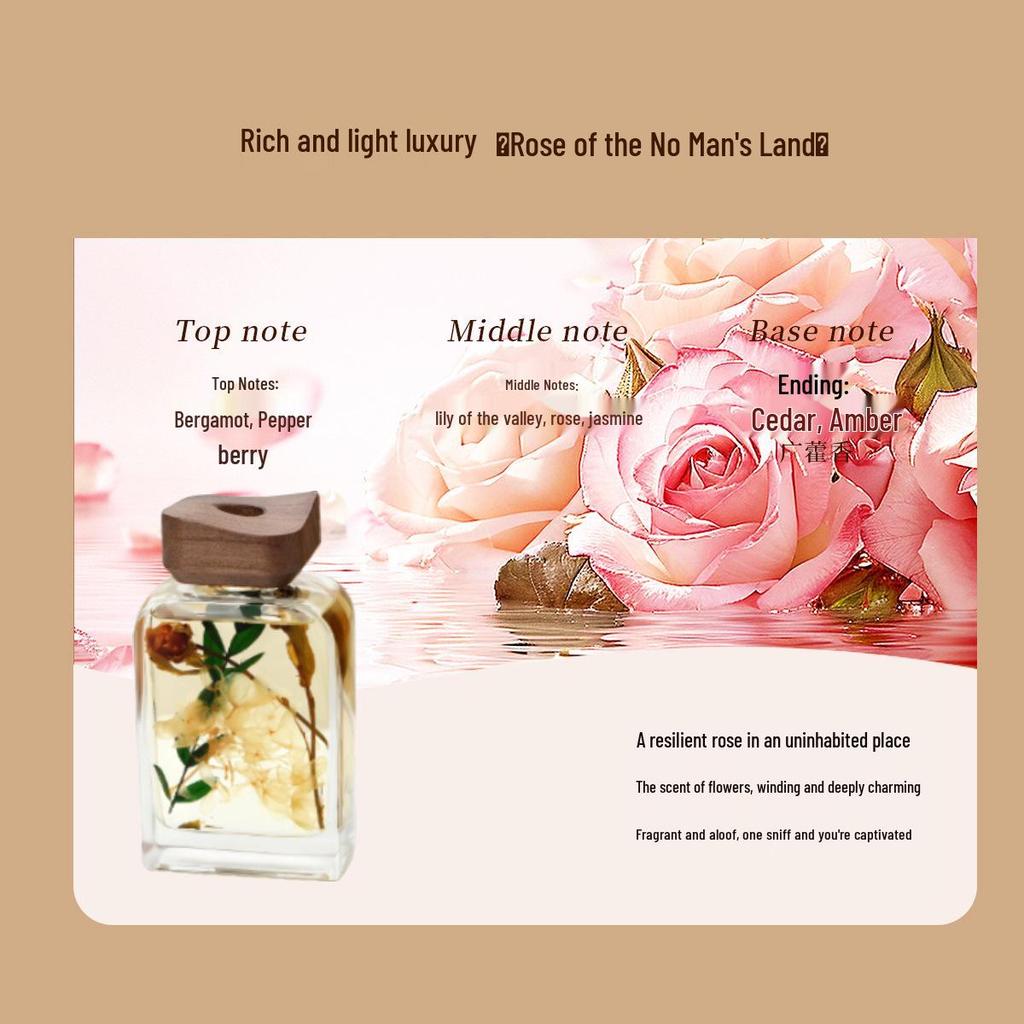 Luxury Preserved Flowers Aroma Diffuser Gift Box – Long-lasting Fragrance for Hotel Bedrooms & Souvenirs