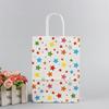 Colorful Polka Dot & Stars Kraft Paper Tote Gift Bags - Exquisite Packaging
