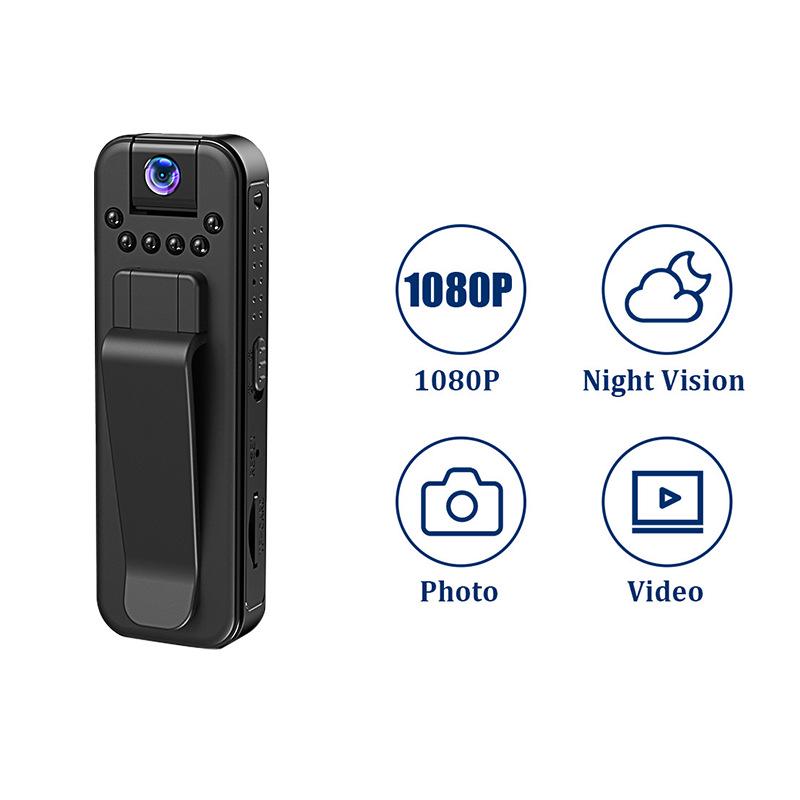 1080P HD Wearable Voice Recorder & Camera for Cycling and Law Enforcement