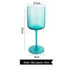 OLOEY Vertical Pattern Crystal Glass Set