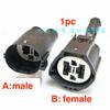 1pc Female Male for Ford Land Rover Volvo Lincoln Buick Jeep Water Tank Cooling Fan Electronic Fan Plug Socket Cable Connector