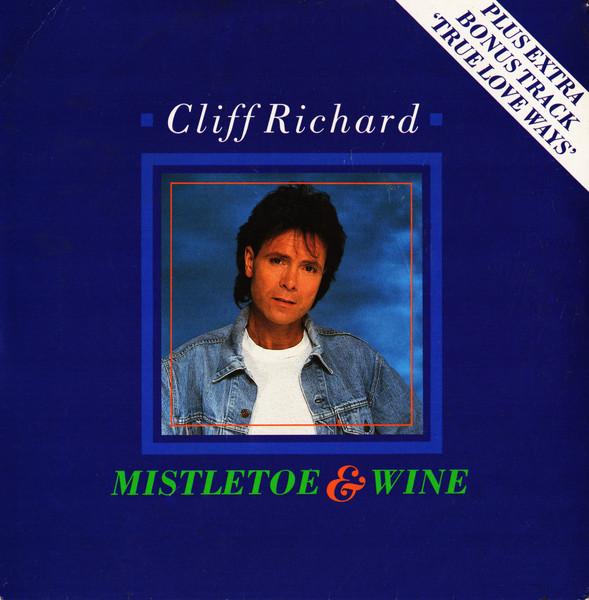 

7inch Record CLIFF RICHARD - Mistletoe & Wine EMS78 EMI 1988 UK Pop Used