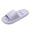 Pantoufles de Spa Ouvertes Unisexes pour Couple Salle de Bain Support de Voûte Plantaire Couleur Unie Chaussures Pantoufles Plates Pour Femmes