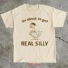 Funny Duct T Shirt Cool Chill Vibes Sarcastic Animal Vintage Humor Top Silly Im About To Get Real Homme Vintage