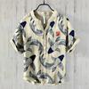 Spring Summer Men's Women's Shirts Fashionable Shirts Casual Fish Pattern Hawaiian Style Printed Shirts Linen
