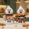 Holiday Gifts for Friends And Family Halloween Faceless Ghost Ornament, Cute Cloth Fabric Ghosts Table Decor Decoration, BOO Banner Stuffed