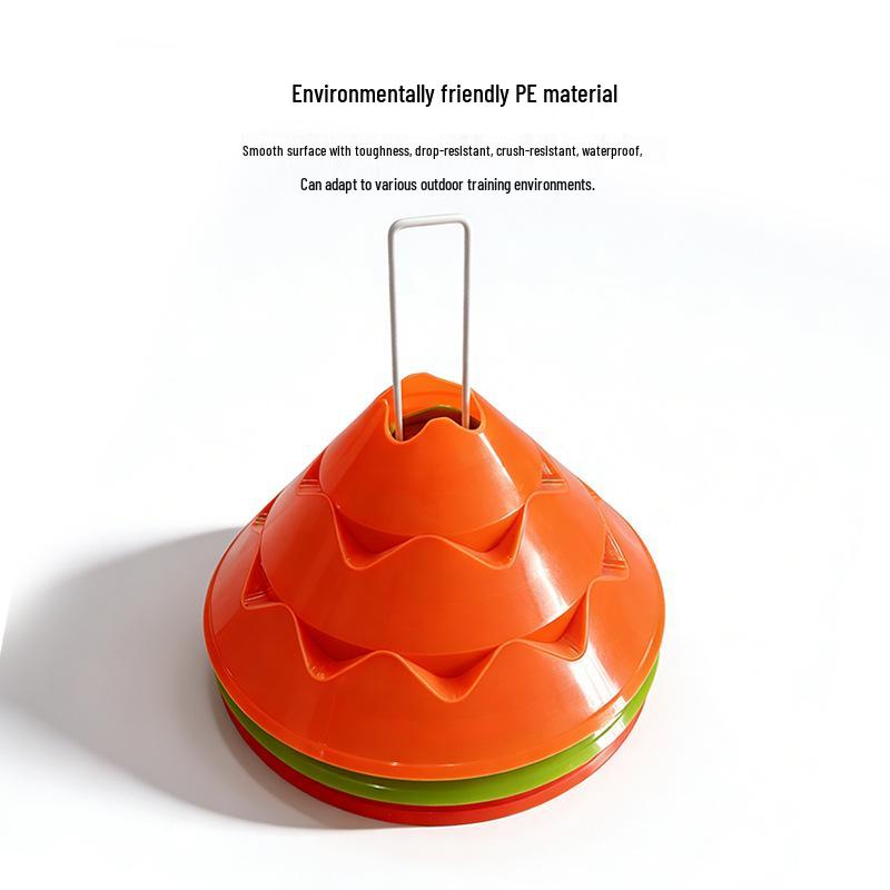 Flower-Shaped Marker Disc for Sports Training with Hole Features