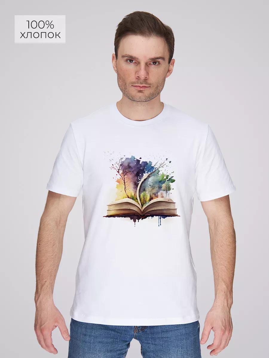 T-shirt Book print 4XL