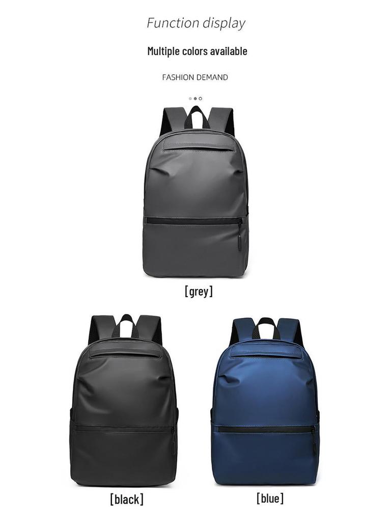 Urban Minimalist Men's Leather Backpack - Southeast Asia Edition
