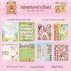 Yuxian Capybara Adventure Sticker Book: Creative & Educational Diary for Kids