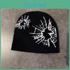 Fashion Beanie Knit With Print Design For Daily Outdoor Cold Use Climate